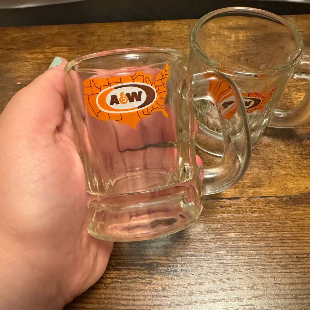 Vintage A&W Mini Mugs (Set Of Two) - Picture 2 of 4